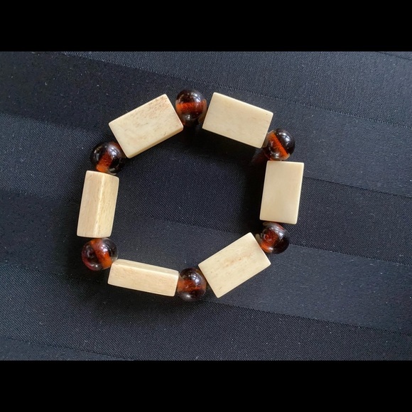 RARE Toni Patrizio’s Antique Maj-Jongg Tile Bracelet - Picture 3 of 5